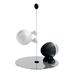 Alessi Lilliput salt and pepper set, black-white Silver-colouredBlackWhite New