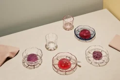 Holmegaard Lily dessert plate Ø16 cm 2-pack, Cherry blossom Pink