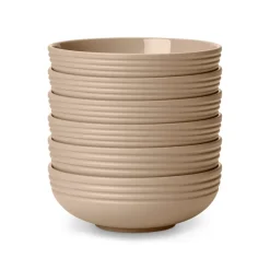 NJRD Lines bowl Ø16 cm 6-pack, Beige Sale