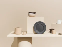 NJRD Lines bowl Ø16 cm 6-pack, Beige Sale