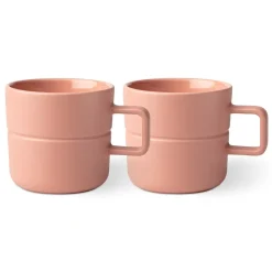 NJRD Lines mug 50 cl 2-pack, Pink
