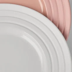 NJRD Lines plate Ø27 cm 6-pack, White