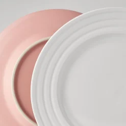 NJRD Lines small plate Ø21 cm 6-pack, White Clearance