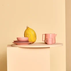 NJRD Lines small plate Ø21 cm 6-pack, Pink Hot