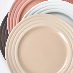 NJRD Lines small plate Ø21 cm 6-pack, Beige Best