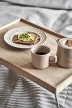 NJRD Lines small plate Ø21 cm 6-pack, Beige Best