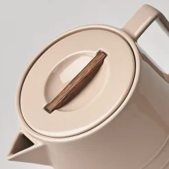 NJRD Lines teapot 1.5 liter, Beige New