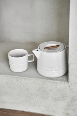 NJRD Lines teapot 1.5 liter, White Best
