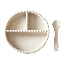Jack o Juno Little Bubble children's dinner set, 2 pieces, Cream Beige Outlet