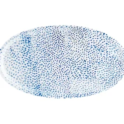 Åry Home Little Dot oval tray, 50x28 cm Blue Online