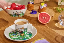 Moomin Arabia Little My and meadow Moomin plate, White- Multi Outlet