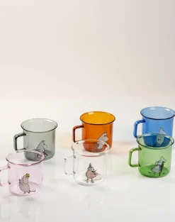 Muurla Little My glass mug 35 cl, Clear Transparent Clearance