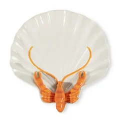 Byon Lobsti serving plate, White-orange WhiteOrange Online