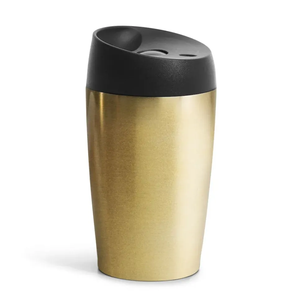 Sagaform Loke car mug 24 cl, Gold Gold-coloured Outlet