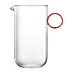 Muurla Loop milk jug 60 cl, Clear-amber Transparent Hot