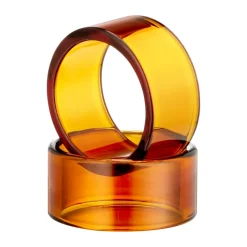 Muurla Loop napkin ring 2-pack, Amber Orange Online