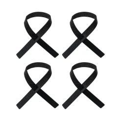 LIND DNA Loop napkin ring 4-pack, anthracite Black New