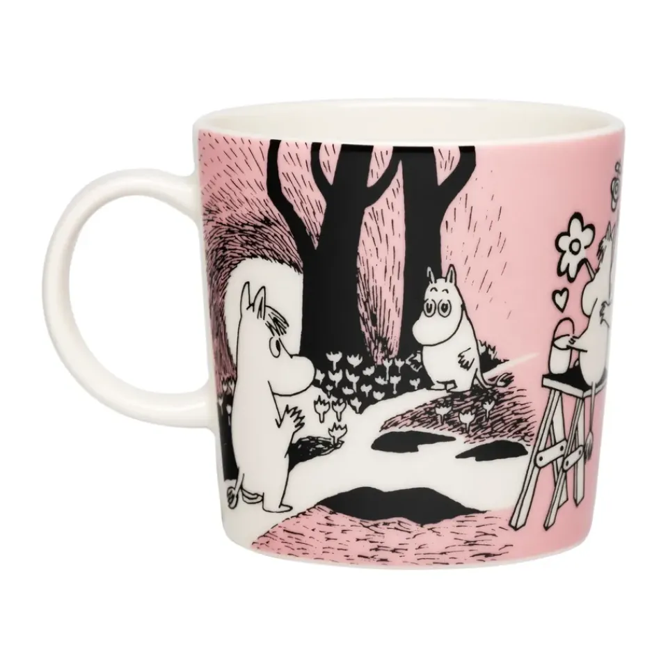 Moomin Arabia Love 30 Years Moomin Mug Gift Box, 30 cl Pink Outlet