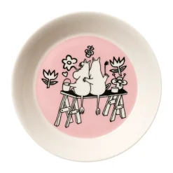 Moomin Arabia Love 30 Years Moomin Saucer, Ø15 cm Pink
