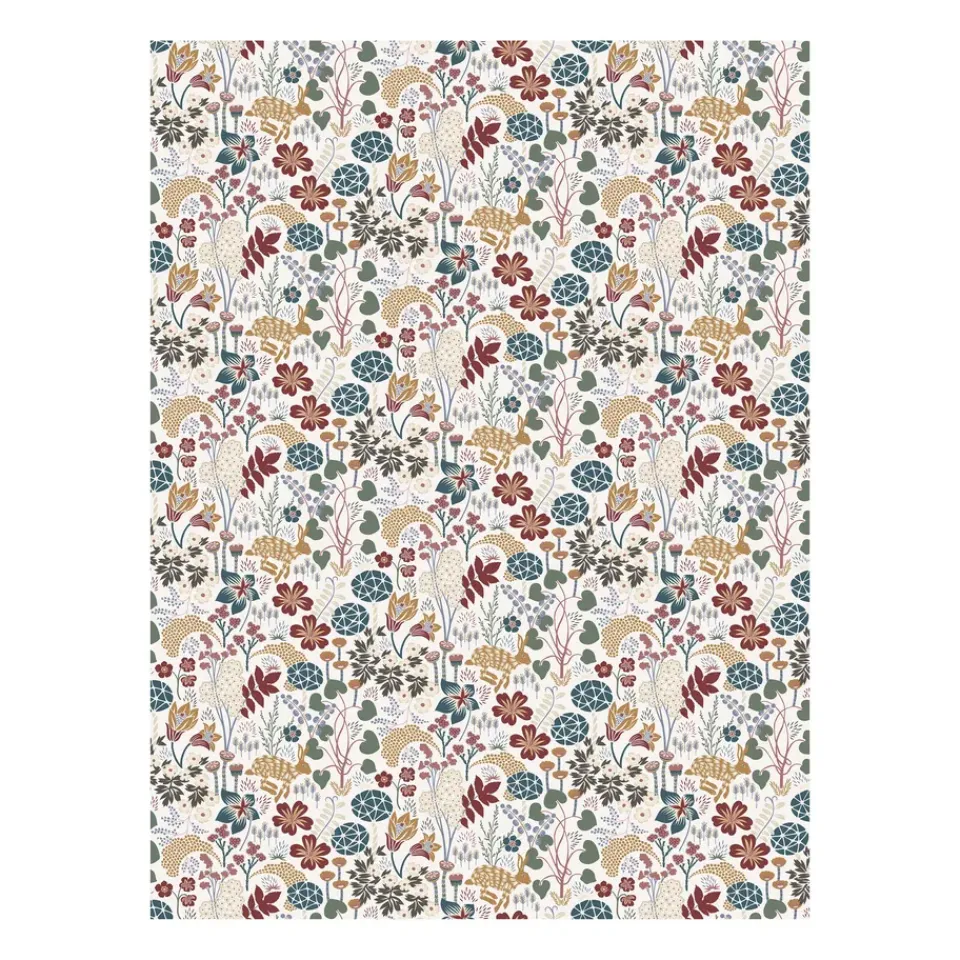 Arvidssons Textil Lyckeflykt oilcloth, Rust- Brown Best