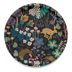 Arvidssons Textil Lyckeflykt tray Ø31 cm, Black Best