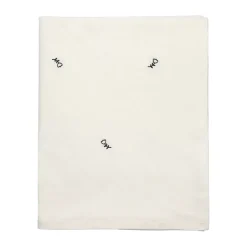 Broste Copenhagen Mai tablecloth, 160x200 cm, black-off white BlackWhite Discount
