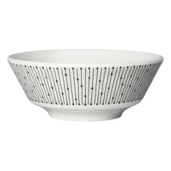 Arabia Mainio Sarastus bowl Ø13 cm, Black-white BlackWhite Outlet