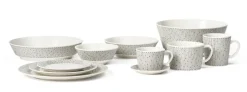 Arabia Mainio Sarastus bowl Ø13 cm, Black-white BlackWhite Outlet