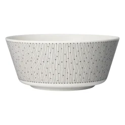 Arabia Mainio Sarastus bowl Ø23 cm, Black-white BlackWhite Outlet