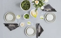 Arabia Mainio Sarastus plate Ø19 cm, Black-white BlackWhite Outlet