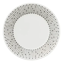 Arabia Mainio Sarastus saucer Ø11.5 cm, Black-white BlackWhite Hot