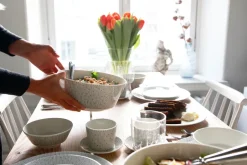 Arabia Mainio Sarastus saucer Ø11.5 cm, Black-white BlackWhite Hot