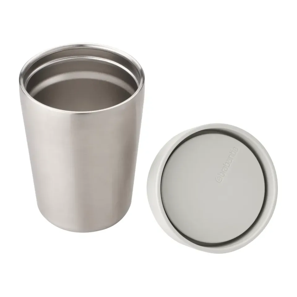 Brabantia Make & Take termal mug 20 cl, Light Grey New