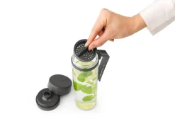 Brabantia Make & Take water bottle with sil 0.5 L, Dark Grey Sale