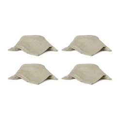 Boel & Jan Mandela linen napkin 40x40 cm, Beige Hot