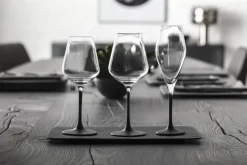 Villeroy & Boch Manufacture Rock champagne glass 26 cl 4-pack, Clear-black BlackTransparent