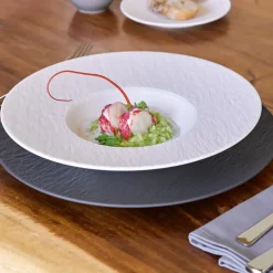 Villeroy & Boch Manufacture Rock deep plate Ø28 cm, Blanc White Online