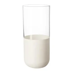 Villeroy & Boch Manufacture Rock long drink glass 30 cl 4-pack, Clear White Hot