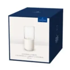 Villeroy & Boch Manufacture Rock long drink glass 30 cl 4-pack, Clear White Hot
