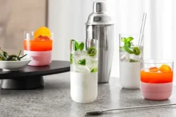 Villeroy & Boch Manufacture Rock long drink glass 30 cl 4-pack, Clear White Hot