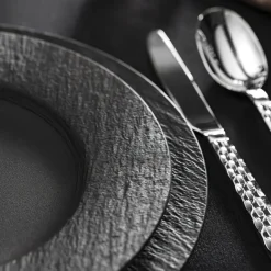 Villeroy & Boch Manufacture Rock plate Ø27 cm, Black Best
