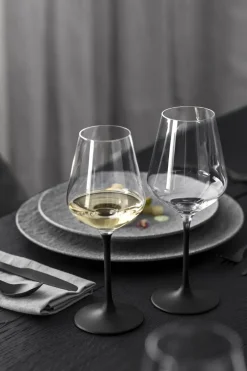 Villeroy & Boch Manufacture Rock red wine glass 47 cl 4-pack, Clear-black BlackTransparent Sale