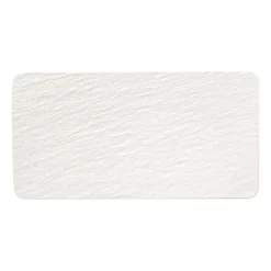 Villeroy & Boch Manufacture Rock serving plate 18x35 cm, Blanc White