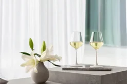 Villeroy & Boch Manufacture Rock wine glass 38 cl 4-pack, Clear- White