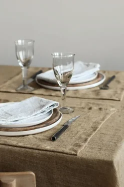 Tell Me More Marion placemat linen 37x50 cm, Pampas Brown