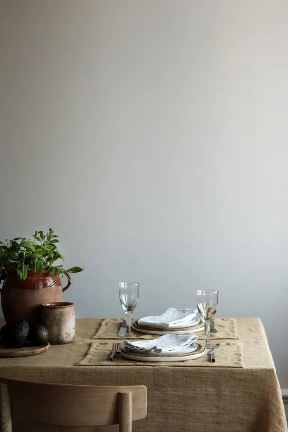 Tell Me More Marion placemat linen 37x50 cm, Pampas Brown