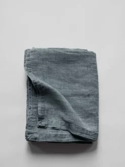 Tell Me More Marion tablecloth linen 145x270 cm, Ocean Blue Clearance