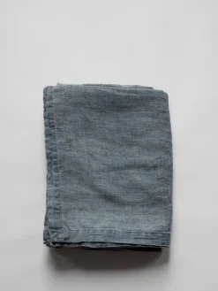 Tell Me More Marion tablecloth linen 145x270 cm, Ocean Blue Clearance
