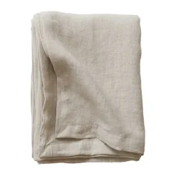Tell Me More Marion tablecloth linen 145x145 cm, Wheat Beige Clearance