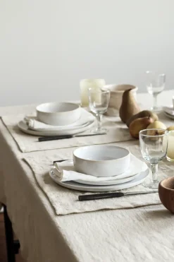 Tell Me More Marion tablecloth linen 175x175 cm, Wheat Beige Online